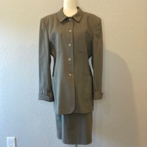 JONES NEW YORK vintage 90’s wool suit with skirt and pants